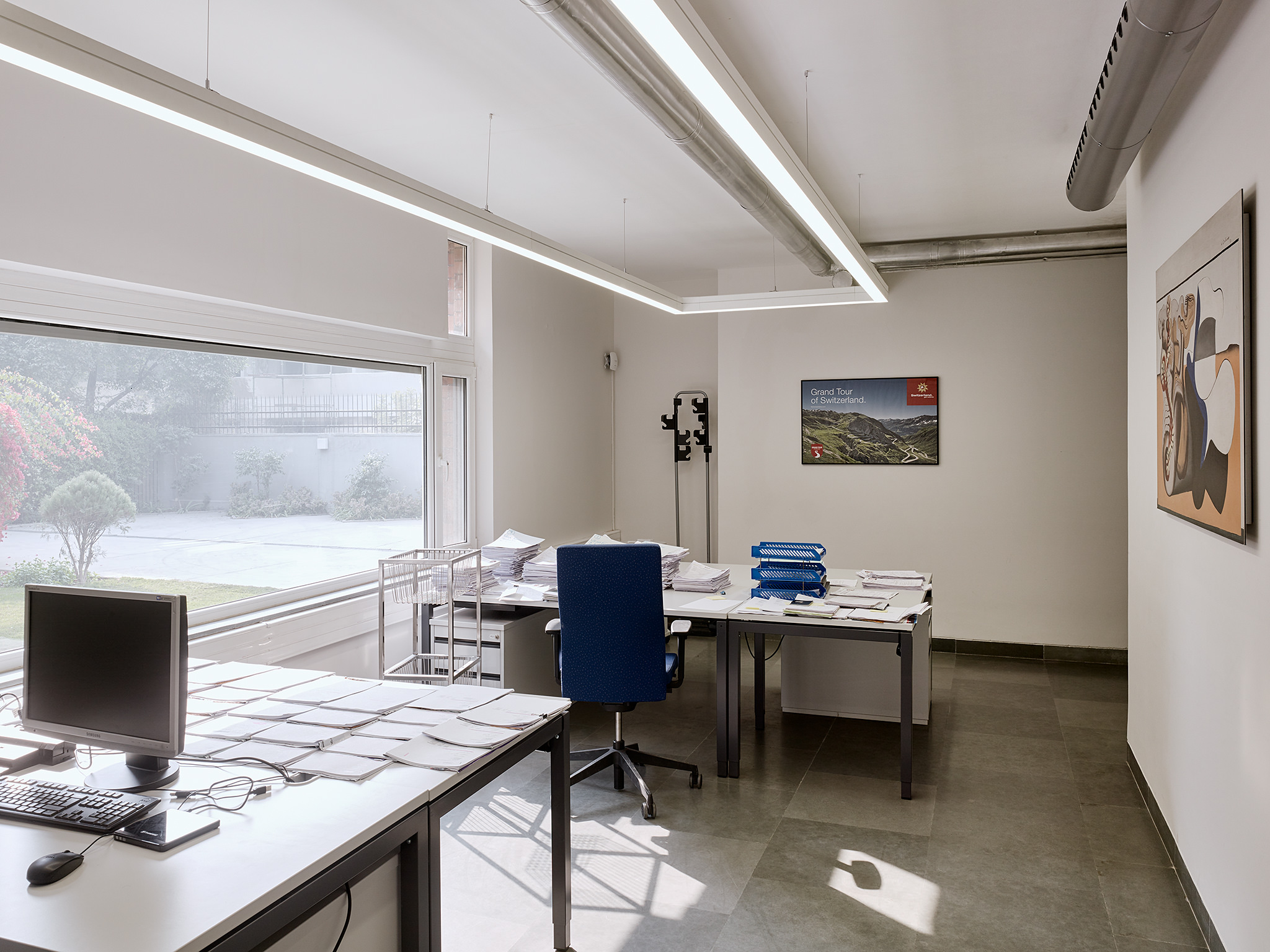 Swiss Embassy New Delhi, Documentation Auxiliary Buildings + Solar System